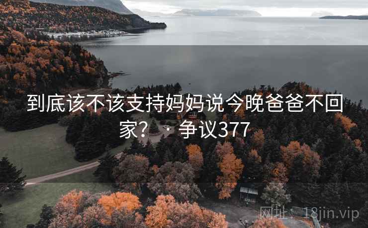 到底该不该支持妈妈说今晚爸爸不回家？ · 争议377  第1张